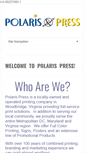 Mobile Screenshot of polarispress.com